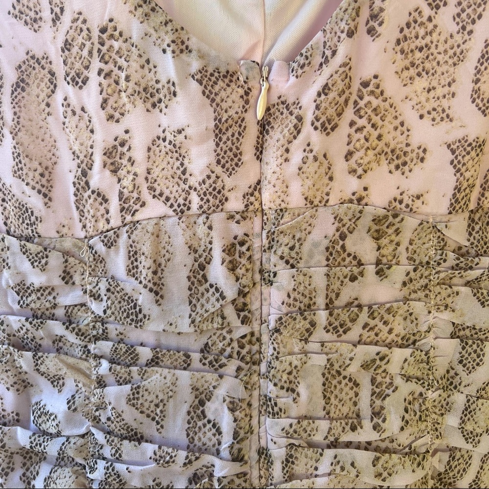 NWT She + Sky Pink Snakeskin Dress - Picture 4 of 8